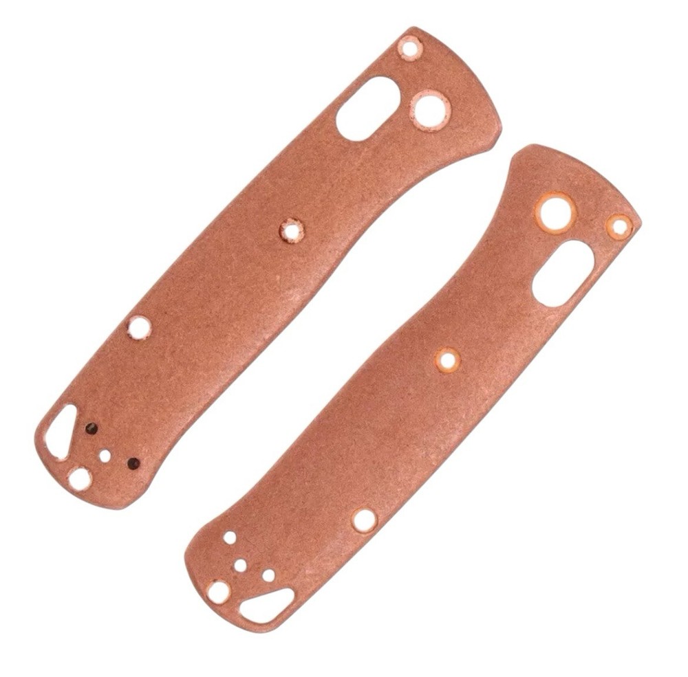 Scikio Custom Benchmade Mini Bugout Copper Handle Scales