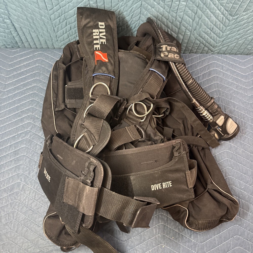 Dive Rite Rec Doubles or Single Tank Wing Scuba & XL Dive Rite Trans Pac