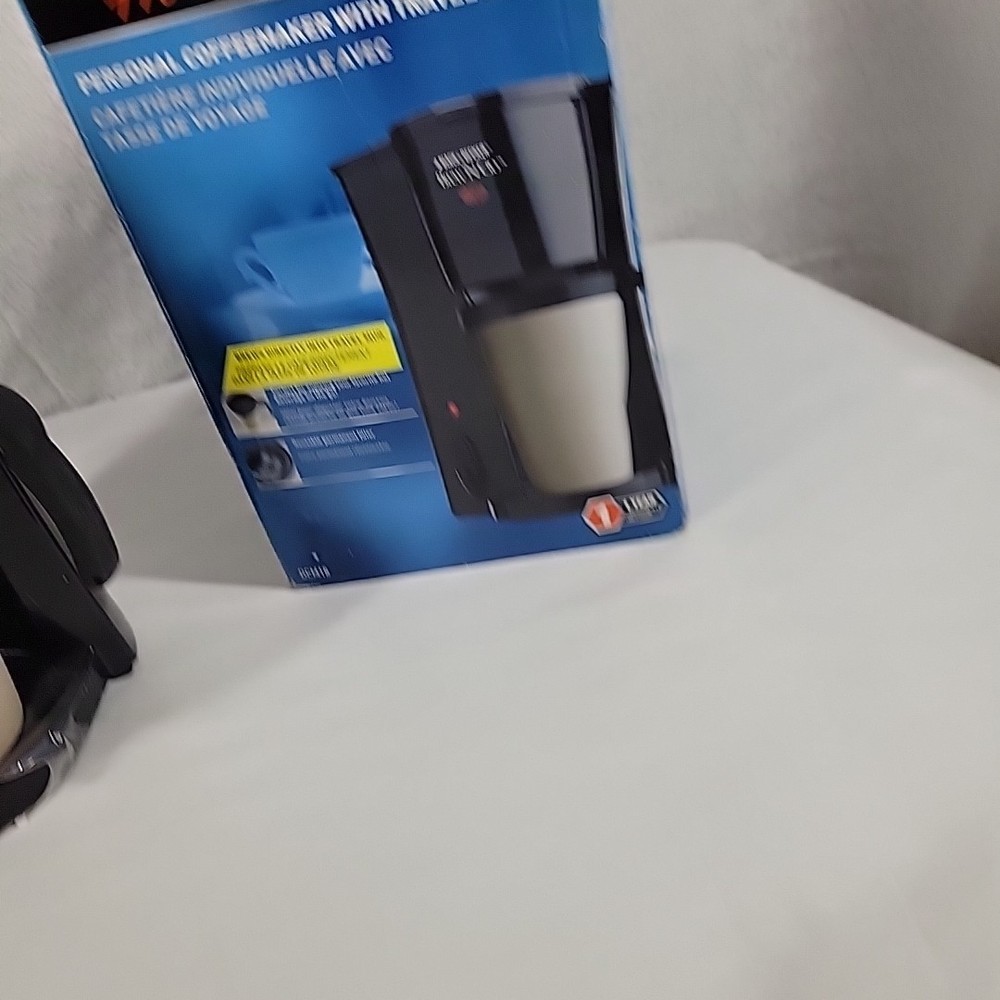 Black & Decker Brew & Go Personal Coffee Maker with Cup Model DCM18 Open Box
