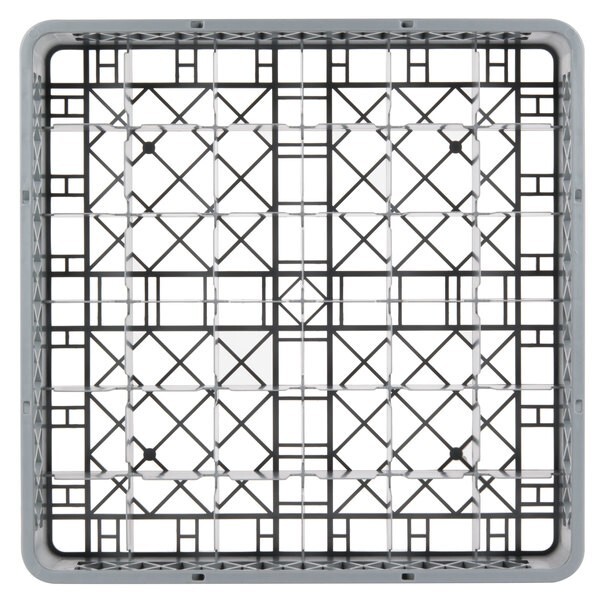 2 PACK Restaurant Dishwasher Full-Size Glass Rack with 36 Compartments