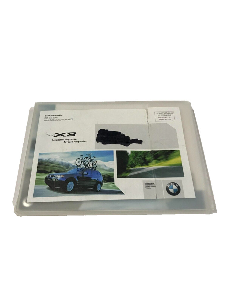 BMW The New X3 Information Booklet