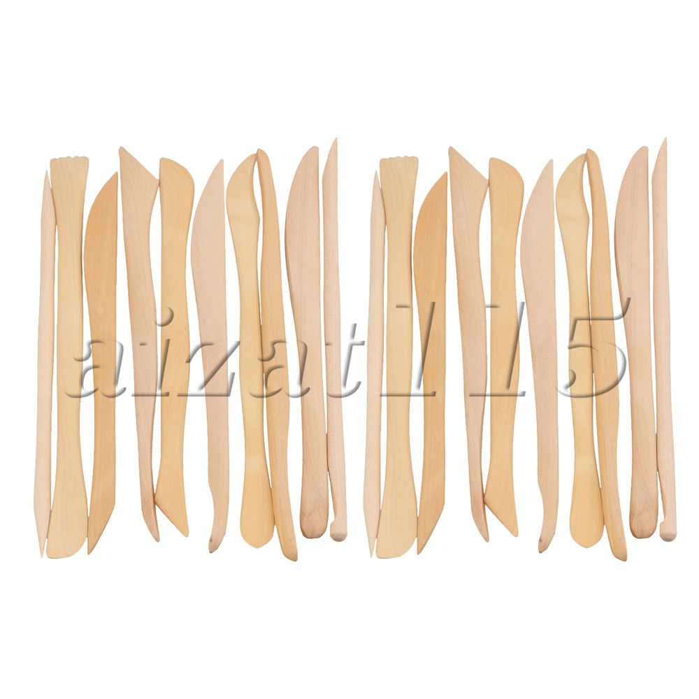 20 Pcs Pottery Sculpting Tool for Ceramic Texture Modeling 5.51-6.3inch