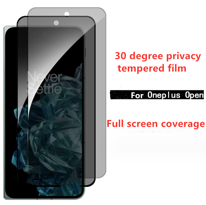 For OnePlus Open 9H Privacy Tempered Glass Front  Screen Protector