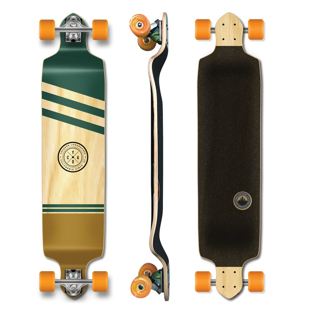 YOCAHER Drop Down Longboard Complete - Earth Series - Wind (GCDD121)