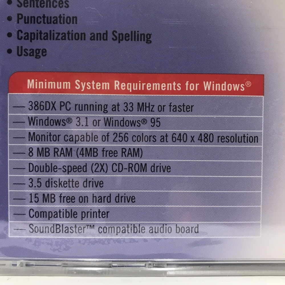 Language Workshop Interactive Multimedia Software Grade 9 (CD-ROM) NEW