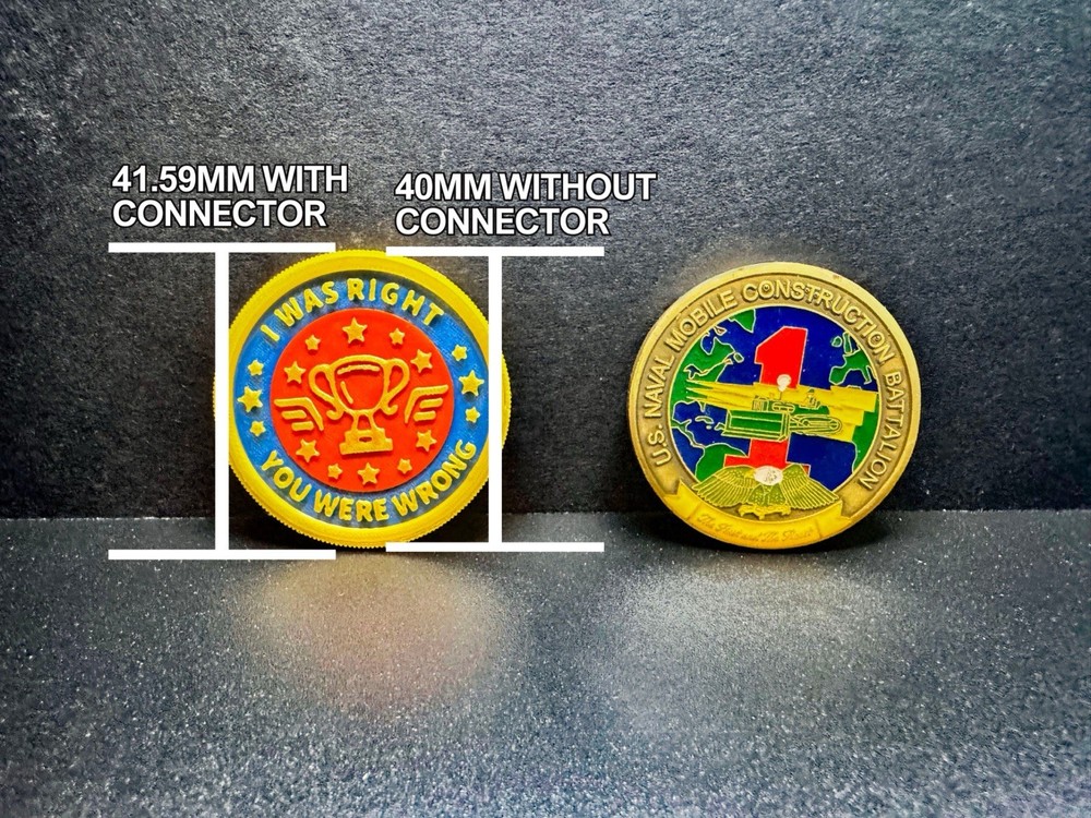 Personal customized commemorative coins are unique.