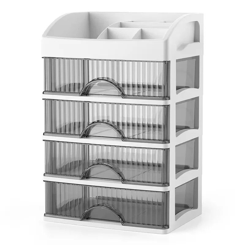 New 1Pc 5-Layer Makeup Storage Box Debris Storage Box Drawer-Style Dressing Tabl