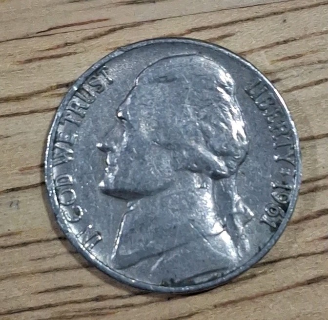 1961 D JEFFERSON NICKEL