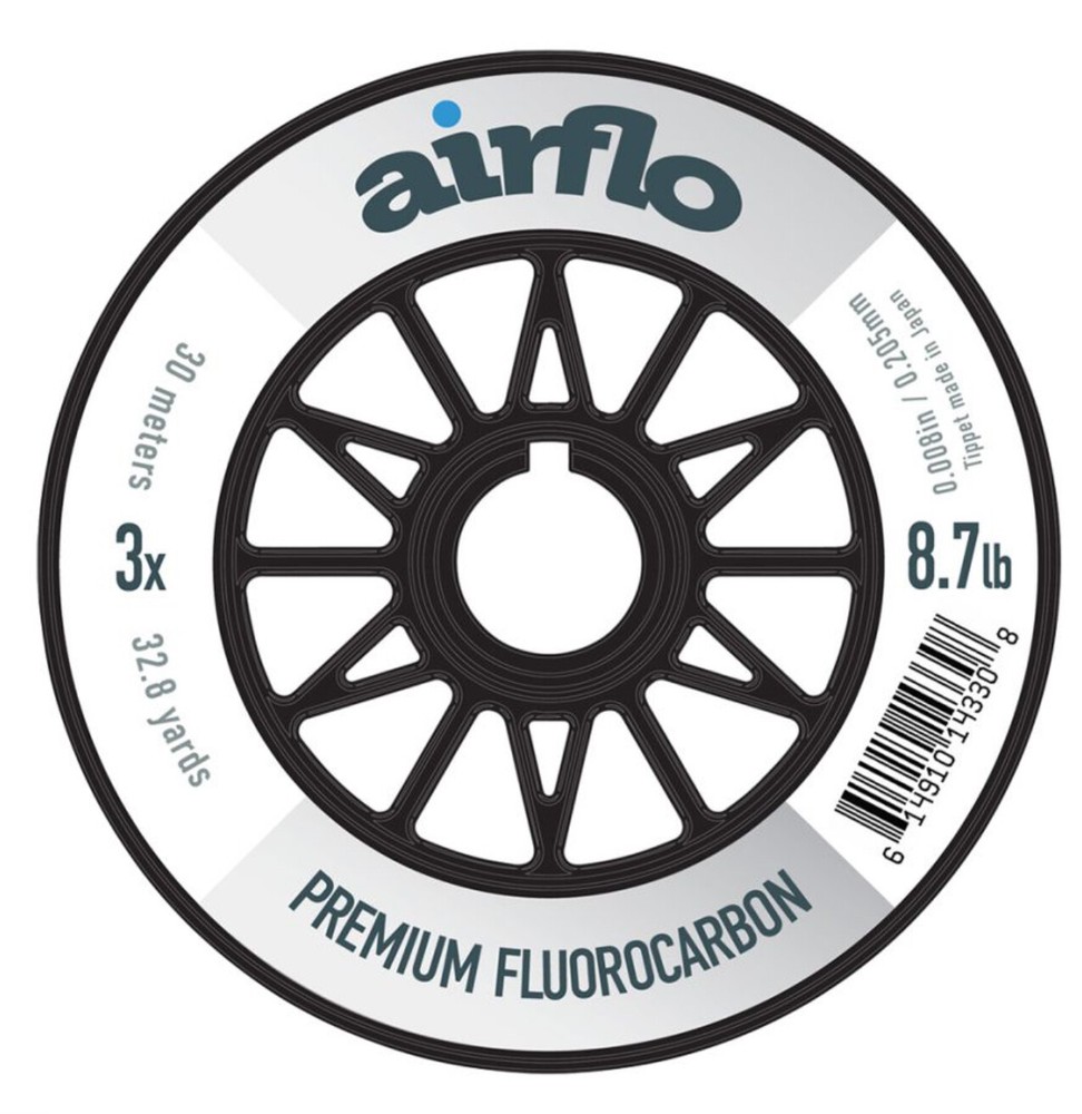 AIRFLO Premium Fluorocarbon Tippet 30 meter Spool
