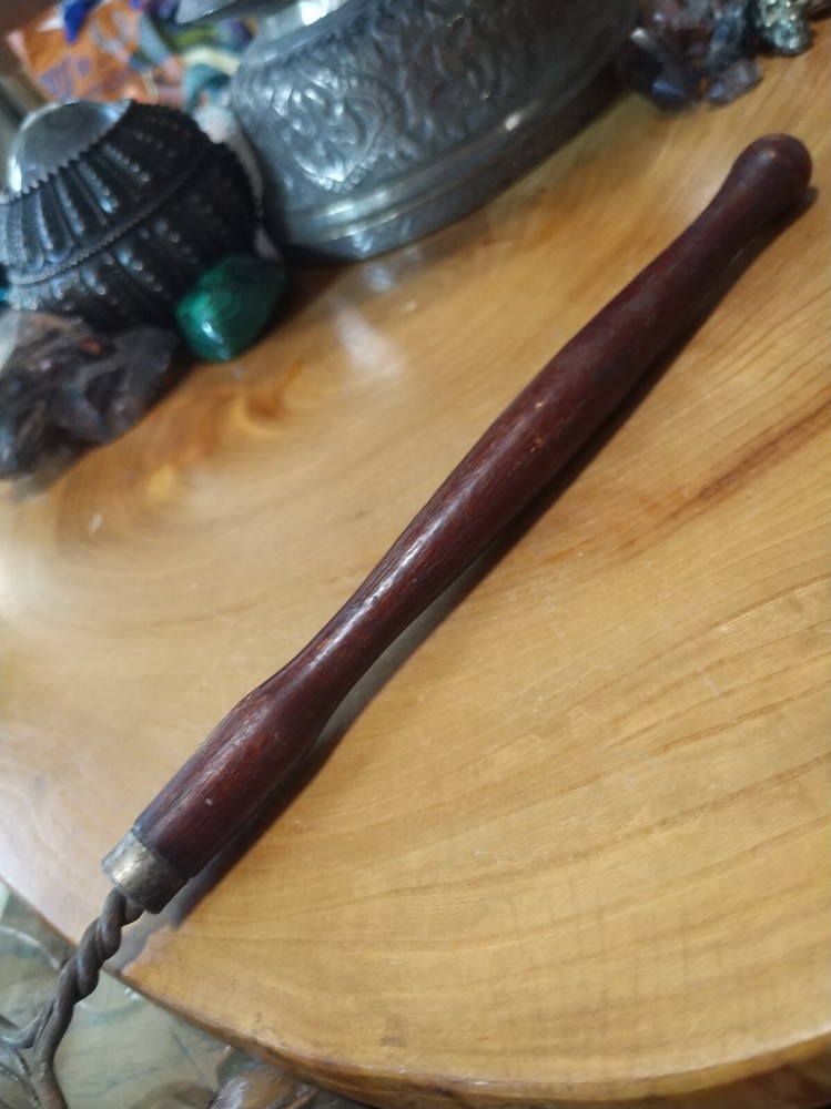 Antique 1920s vintage kitchen tool primitive strainer, skimmer