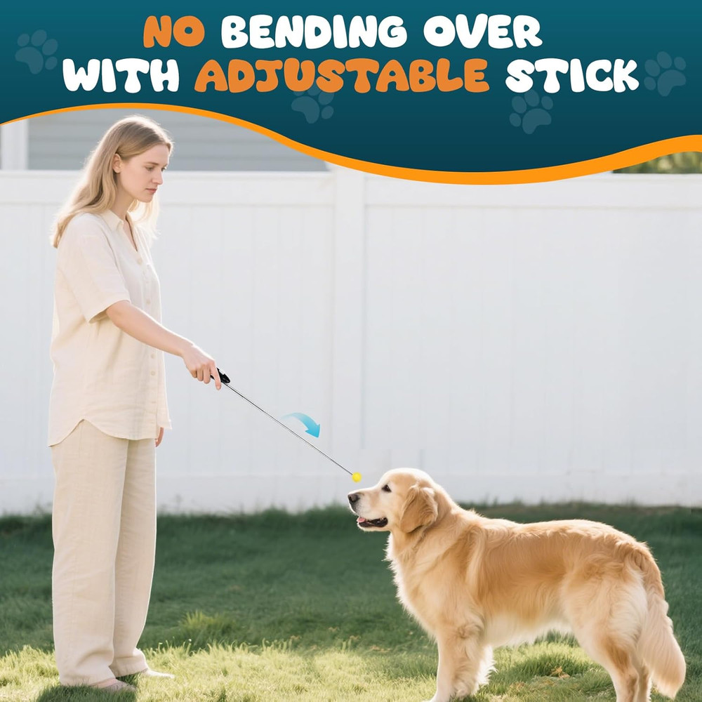 Dog Training Clicker with Target Stick – Portable & Retractable Trainer with Com