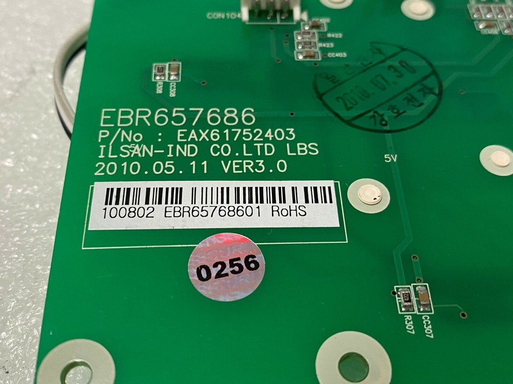 OEM LG Refrigerator Display Control Board EBR65768601