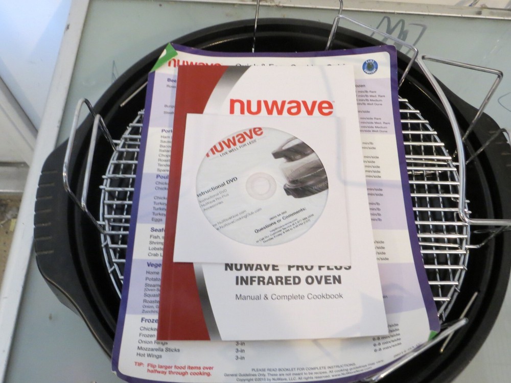 NuWave Pro Plus Infrared Oven Digital Temperature Control Black Amber Dome