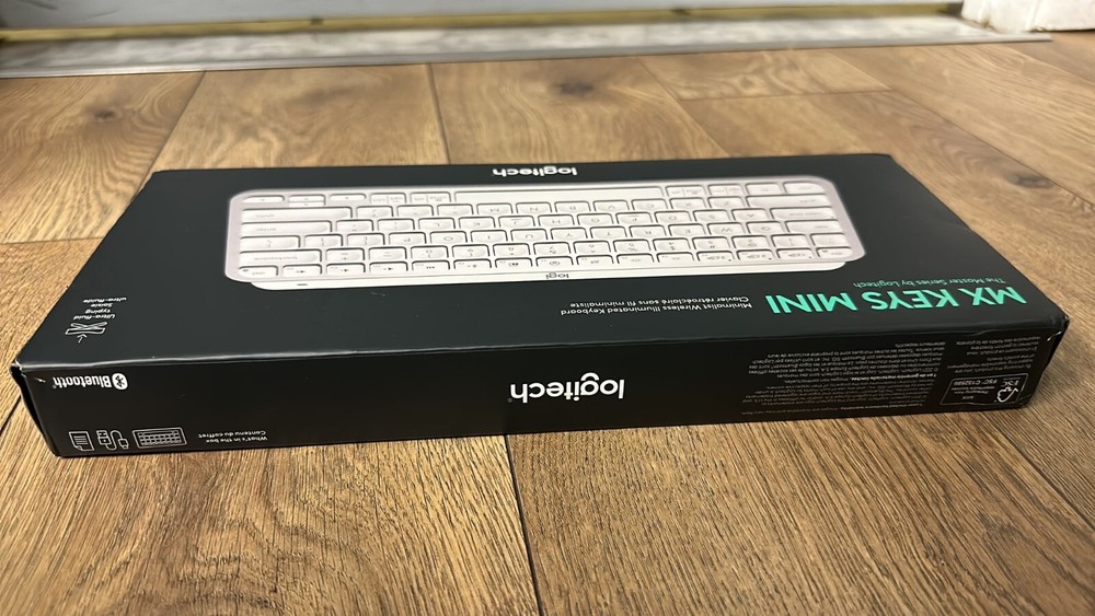 LOGITECH MX KEYS MINI WIRELESS ILLUMINATED KEYBOARD | PALE GRAY