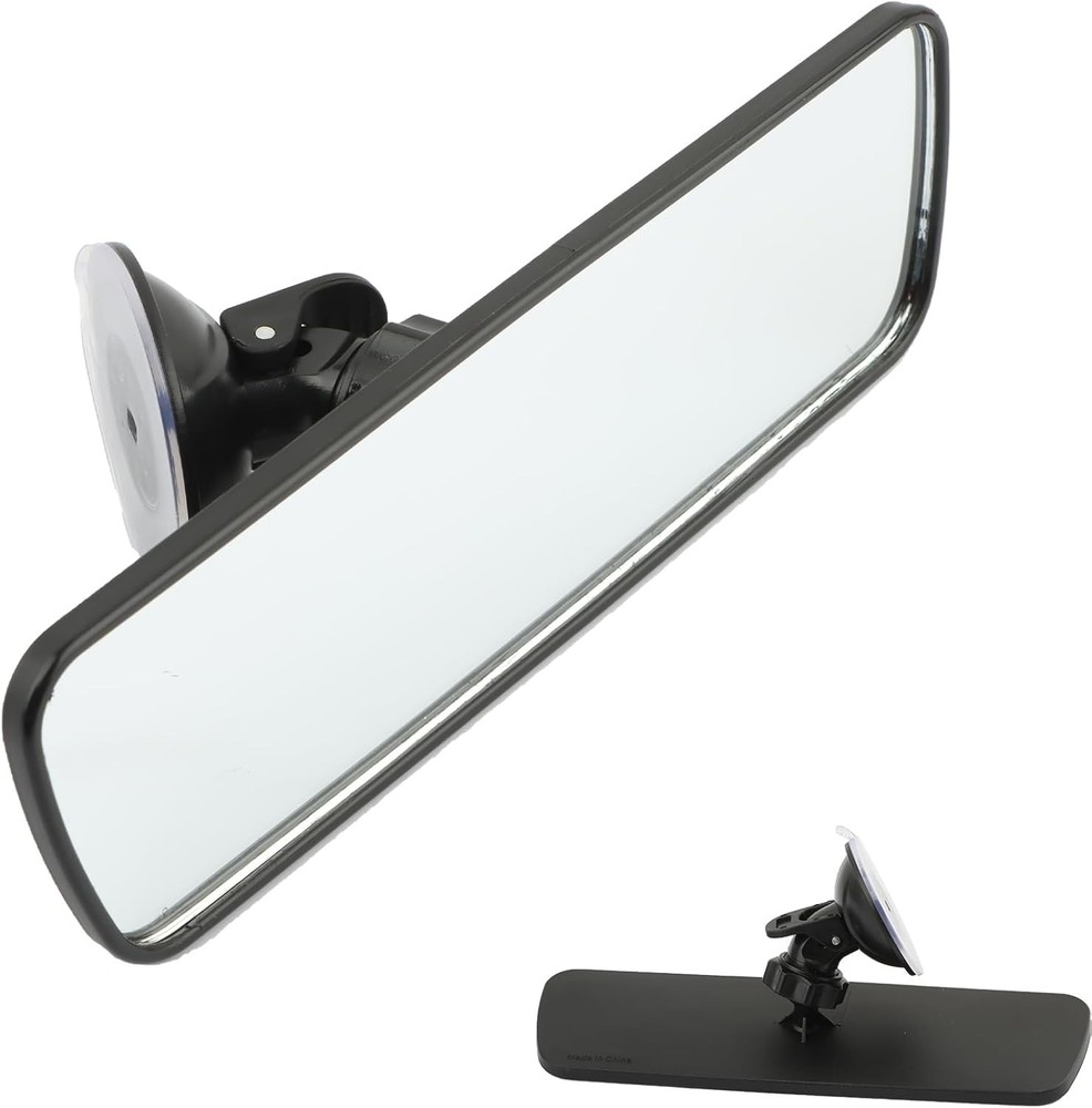 Interior Rear View Mirror for Driving Test with adhesive Suction Cup,Extra Rear-