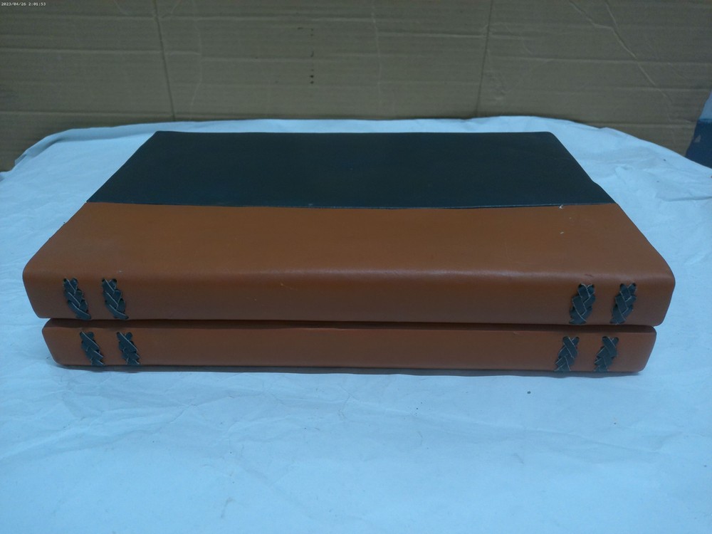 Vintage Backgammon Set – 14.5" Leatherette Case, Complete Pieces, Read Defect