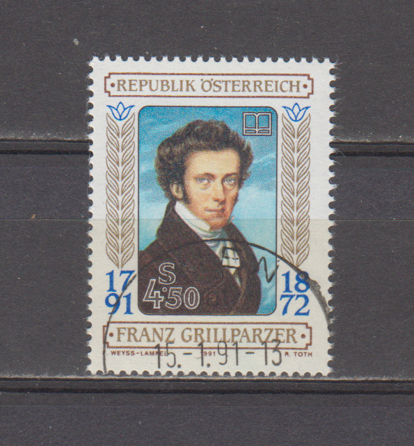 AUSTRIA :  1991 - USED  - SCOTT #  1525