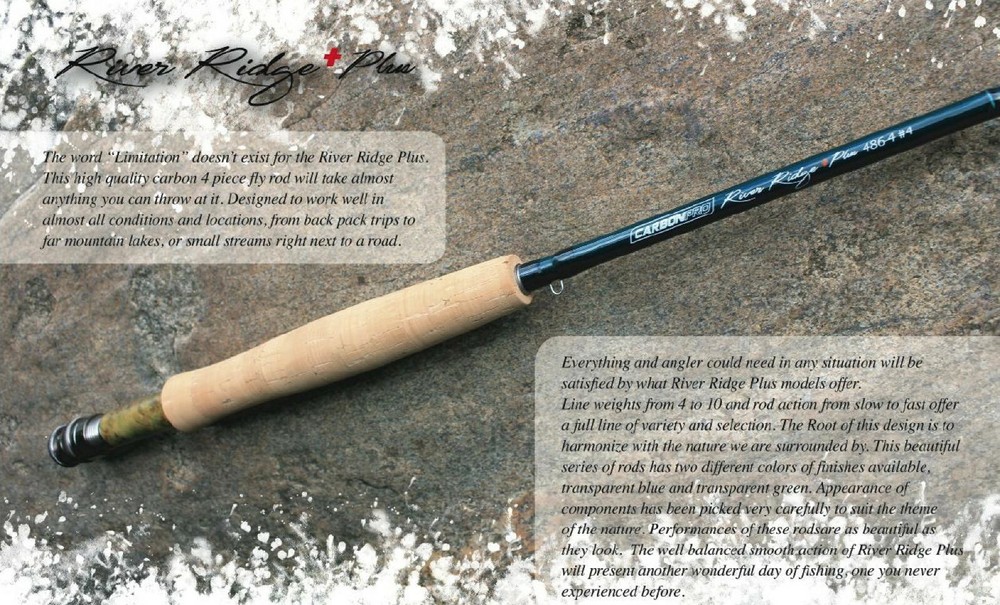 Carbonpro RIVER RIDGE PLUS Rod 4 PCS