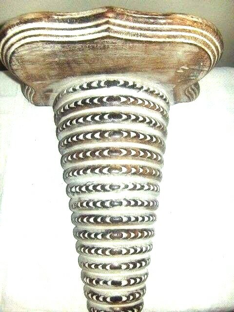 Unique Style Wall Handpainted Wooden Wall Sconce