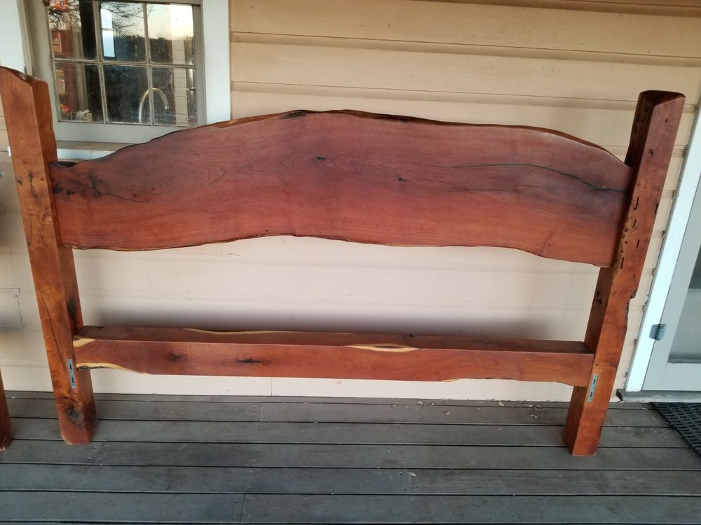 Custom Made King Sized Mesquite Bedframe Set