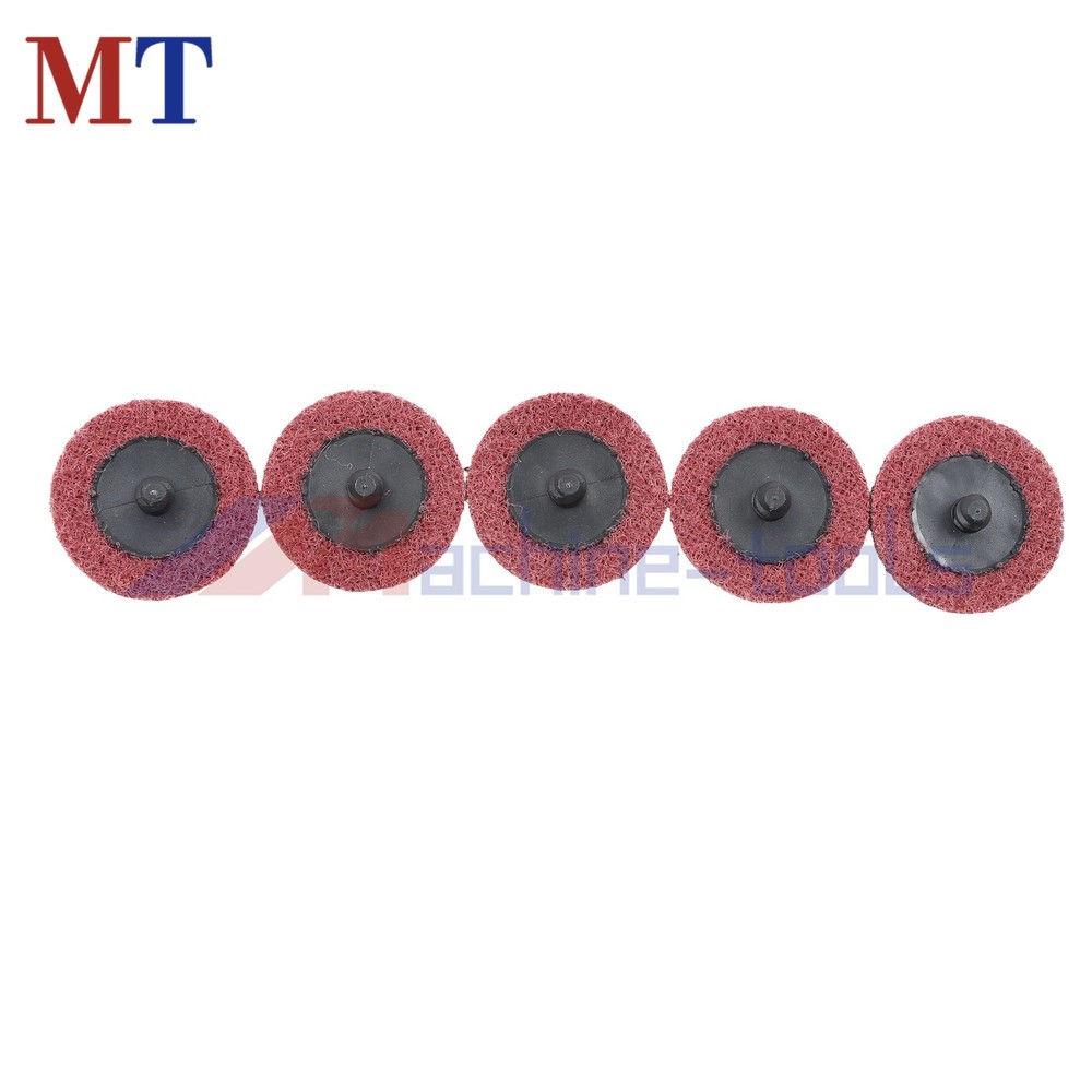 2 Inch Medium Nylon Surface Conditioning Quick Change Sanding Discs - 25 Pack