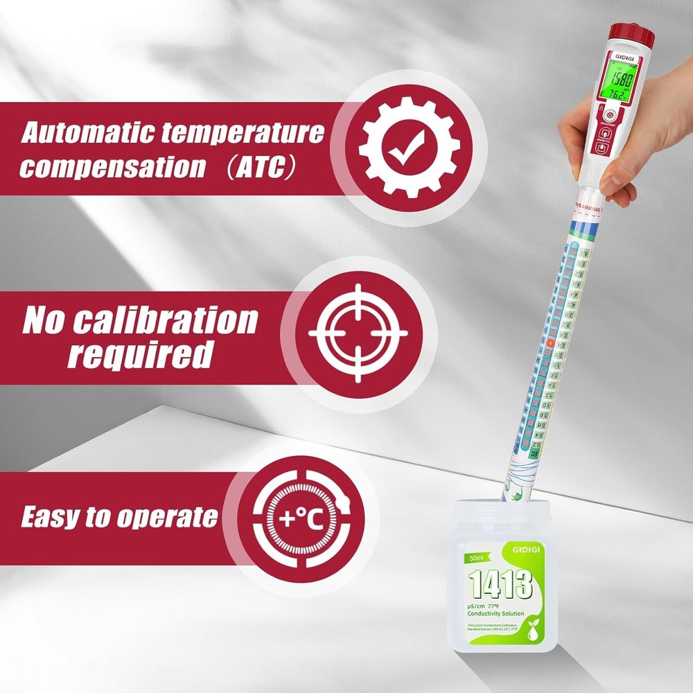 Truncheon Nutrient Meter PPM Hydroponics TDS Digital Water...
