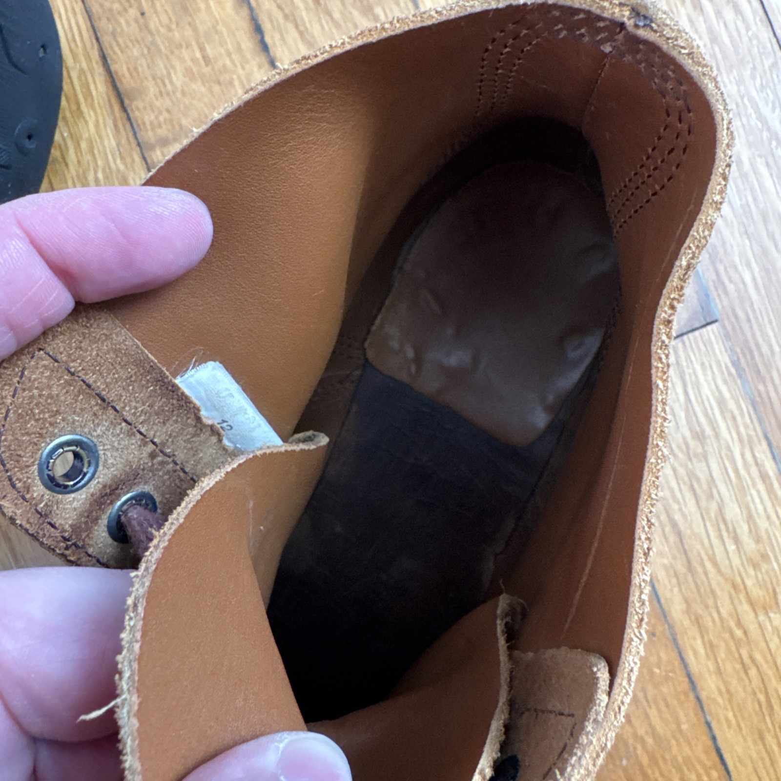 WWII US ARMY INFANTRY COMBAT FIELD "ROUGH OUT" SERVICE BOOTS-SIZE 12