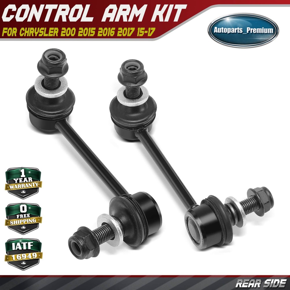 2x Rear Driver & Passenger Stabilizer Sway Bar Link for Chrysler 200 2015-2017