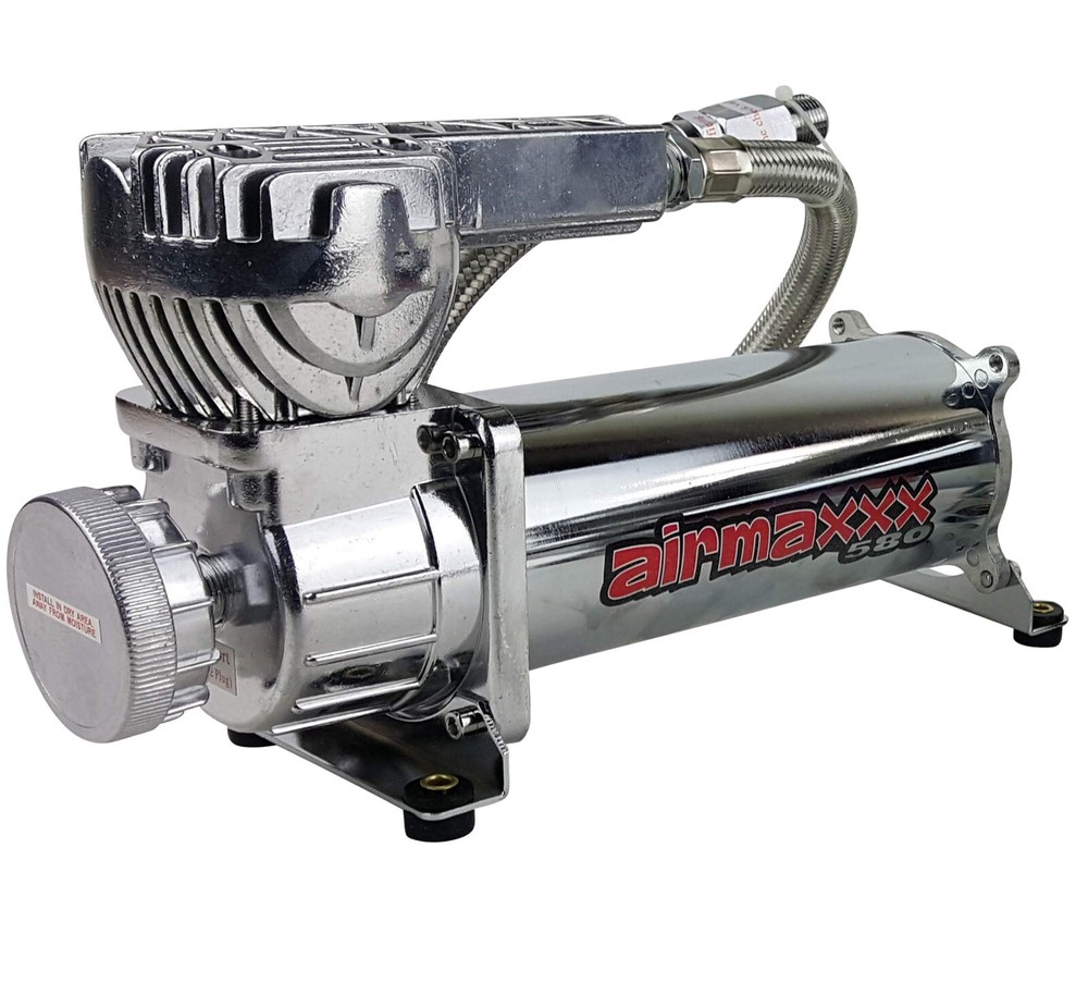 airmaxxx Chrome 580 Air Compressor & 120/150 Pressure Switch