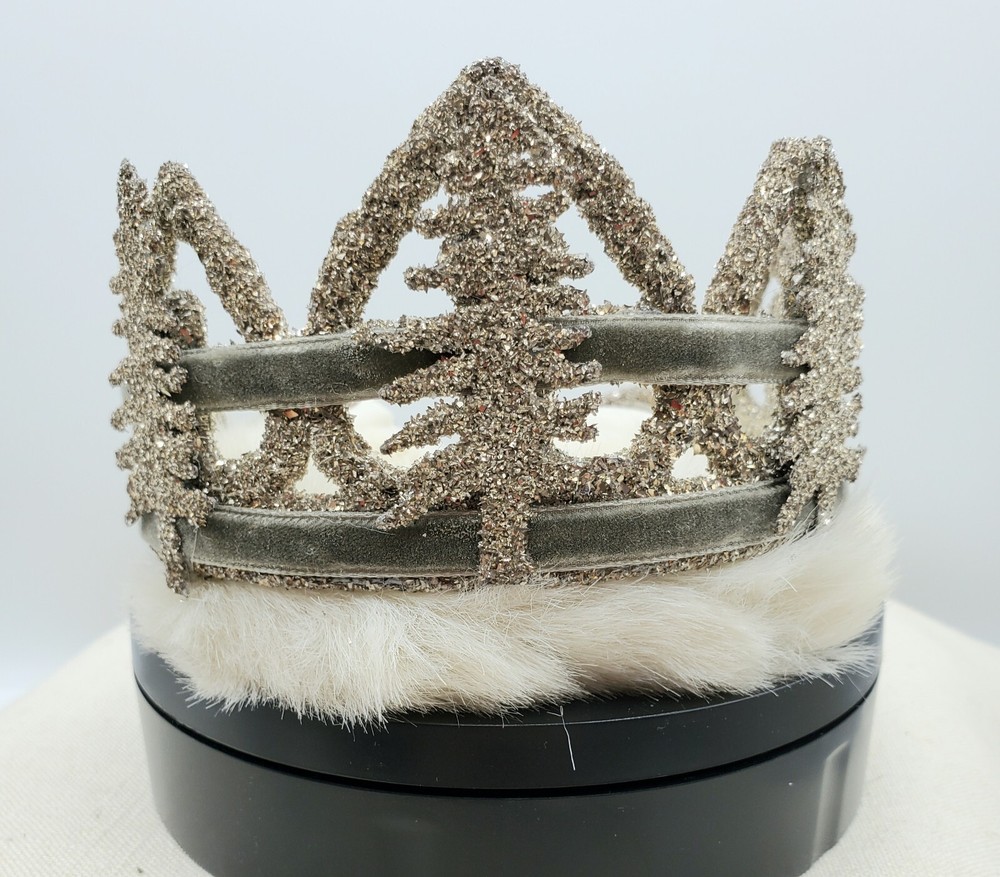 Sherry's Designs Glitter and Fur Crown Pine Tree Themed