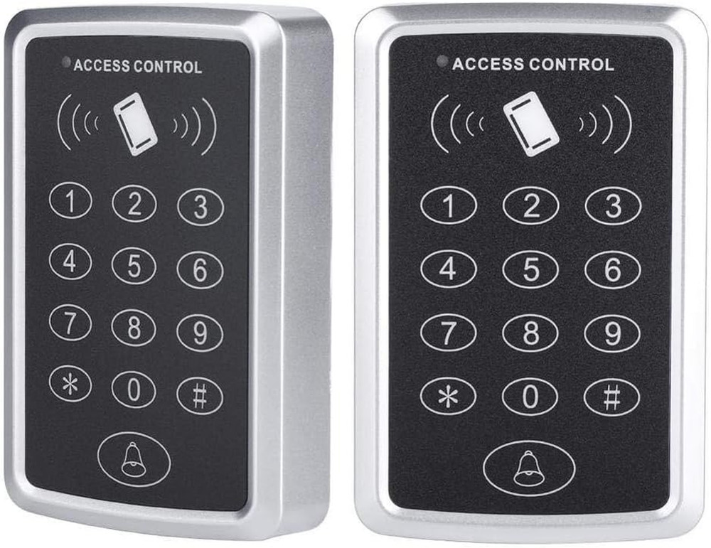 Door Access Control Keypad Stand-Alone Password RFID Reader+5Pcs Keyfob Keychain