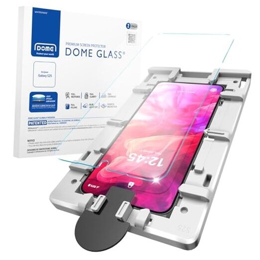 Whitestone for Samsung Galaxy [Perfect Full Coverage] Tempered Glass S25