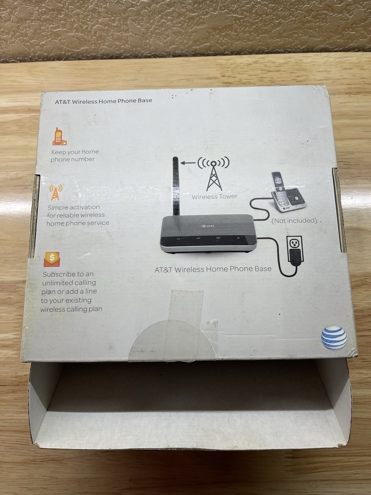 AT&T Model WF720 Wireless Home Phone Base In Box