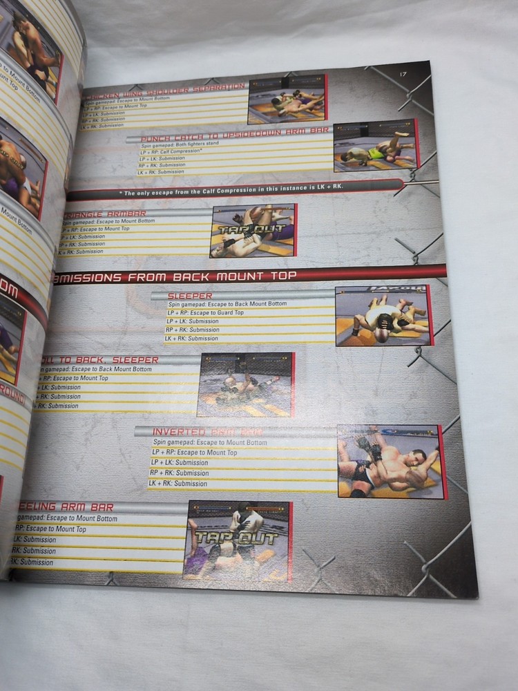 UFC Throwdown Official Strategy Guide Book