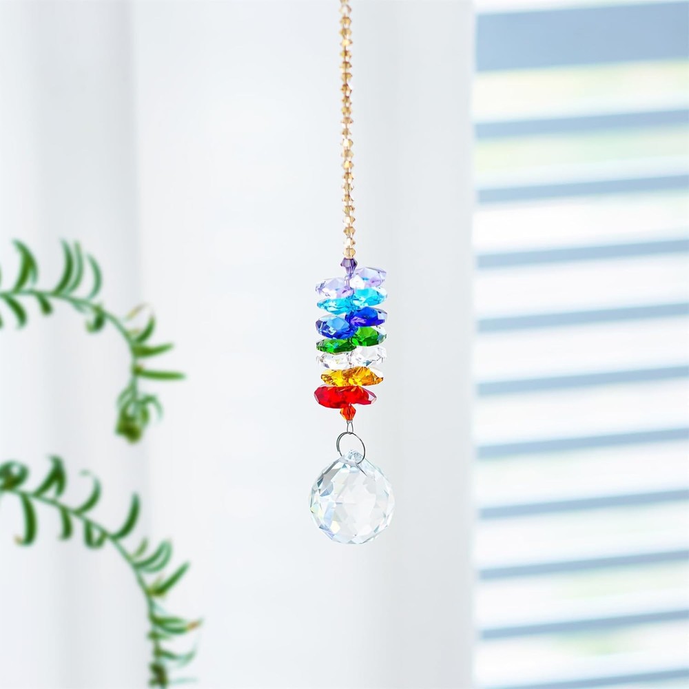 handelier Crystal Ball Prism Rainbow Suncatcher