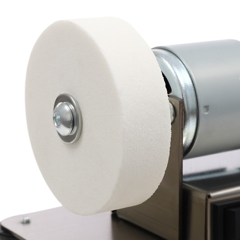 Electric Benchtop Sander with Variable Speed Control for Grinding Tasks