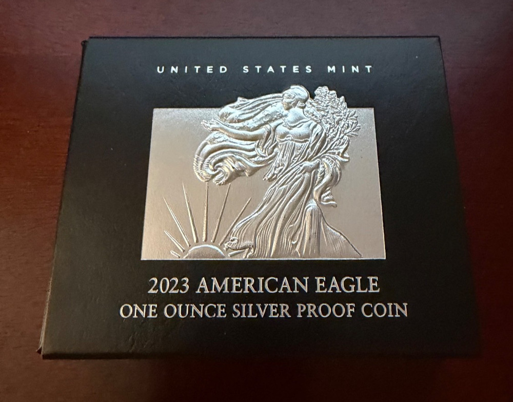 2023-S Proof Silver Eagle  with OGP and COA