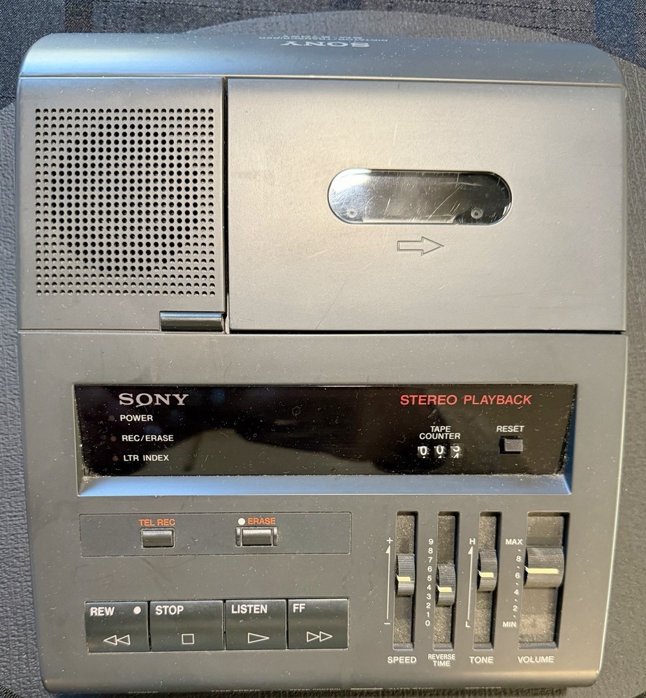 Sony BM-87DST Standard Cassette Transcriber