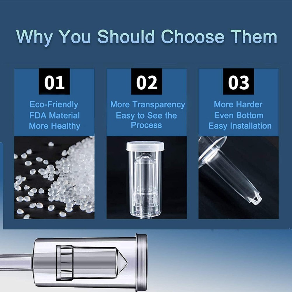 3-Piece Airlock [6 Pack],Fermenting Brewing Airlock Kit with 6PCS #6 Stopper and