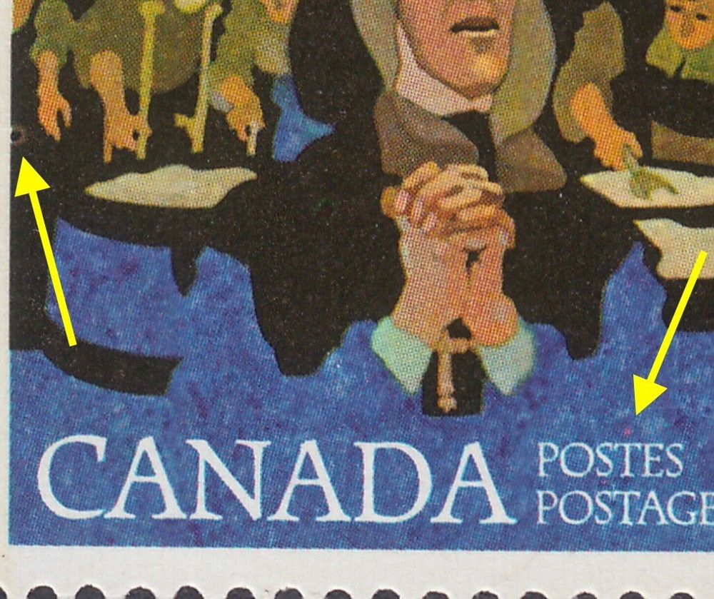 2x Error = BUBBLE and ACCENT on T = Canada 1978 #768 MNH [ec506]