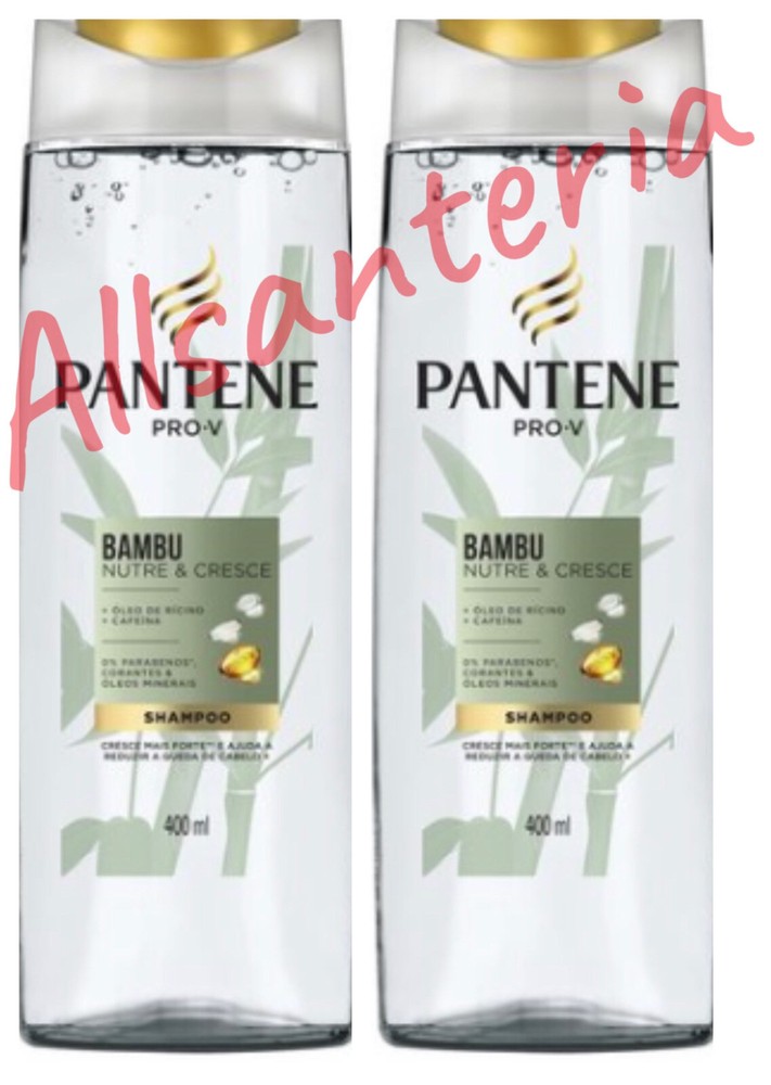2X PANTENE SHAMPOO BAMBU CONTROL CAIDA - 2 DE 400ml c/u