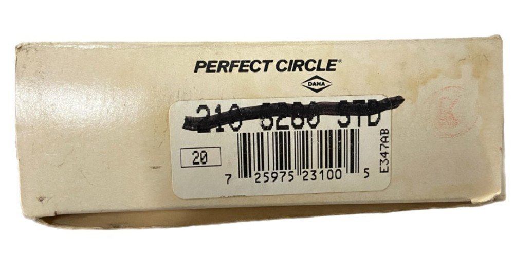 Perfect Circle 210 6280 Std. Piston Ring Set E347AB