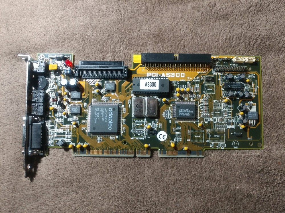 ASUS PCI-AS300 MediaBus Adaptec SCSI + Creative Audio Controller