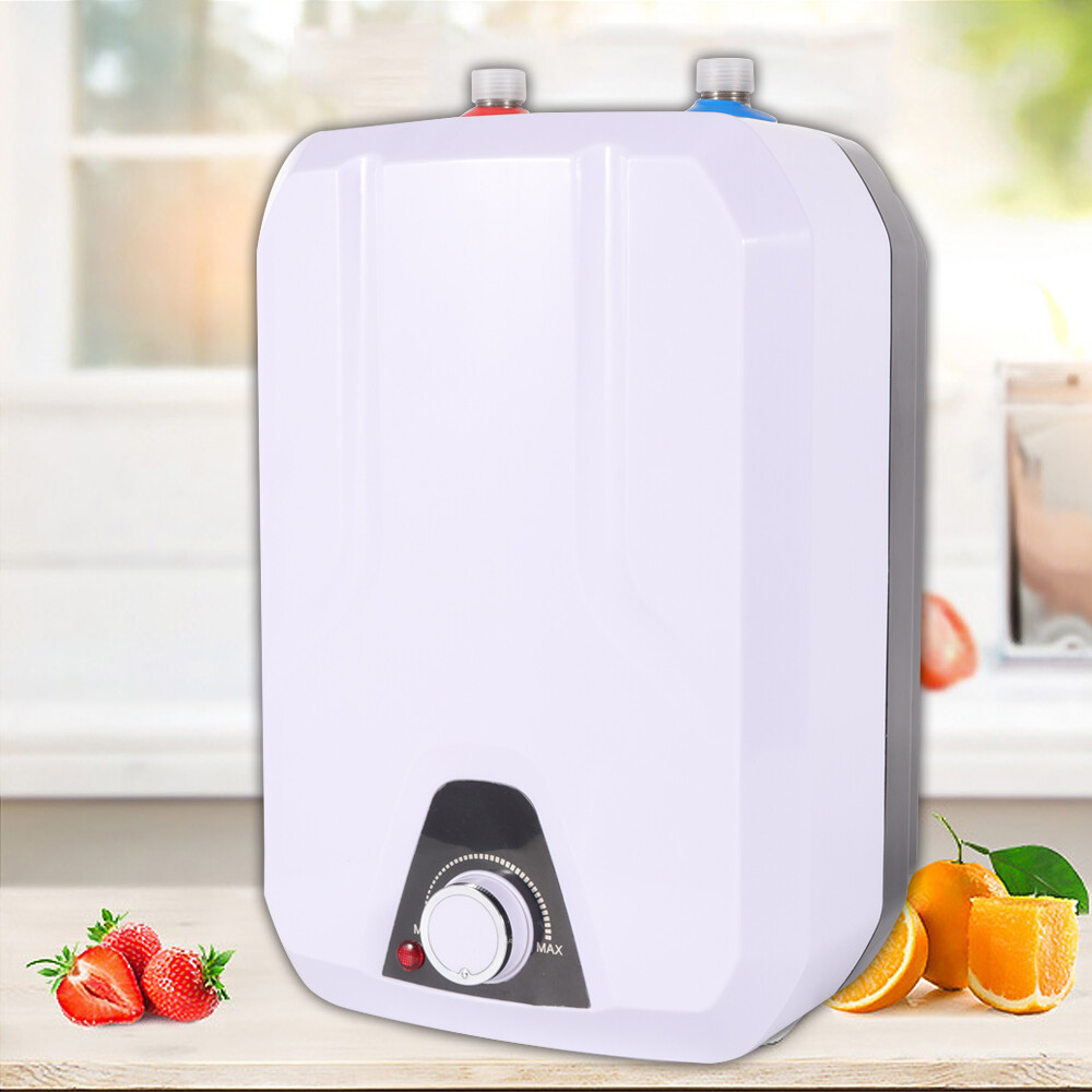 Mini 6L Hot Water Heater Electric On Demand House Shower Sink 1500W Kitchen
