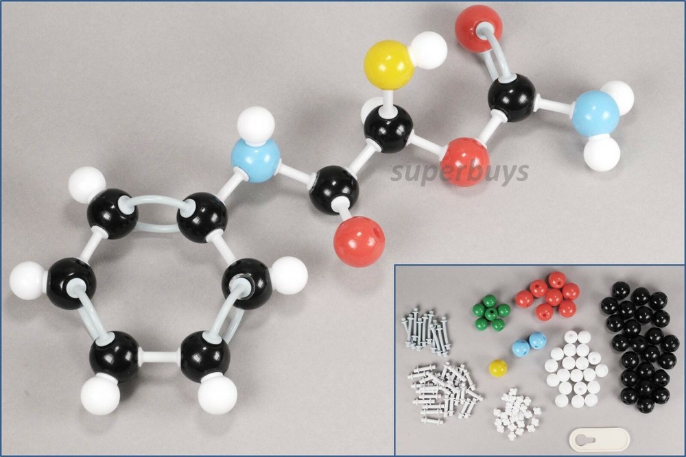 121pcs Molecular Model Set Organic Chemistry Science Atom Molecules & Links Kit