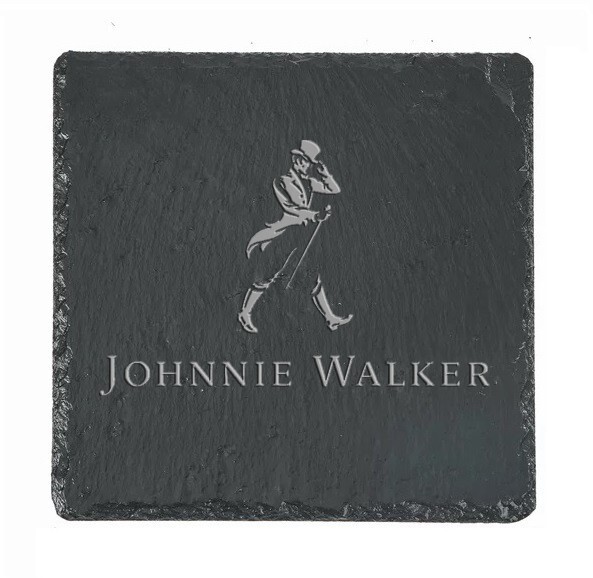 JOHNNIE WALKER Whiskey Slate Coaster
