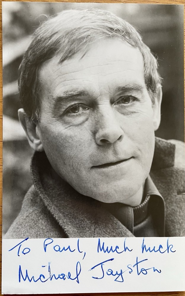 Actor Michael Jayston Autographed Photo