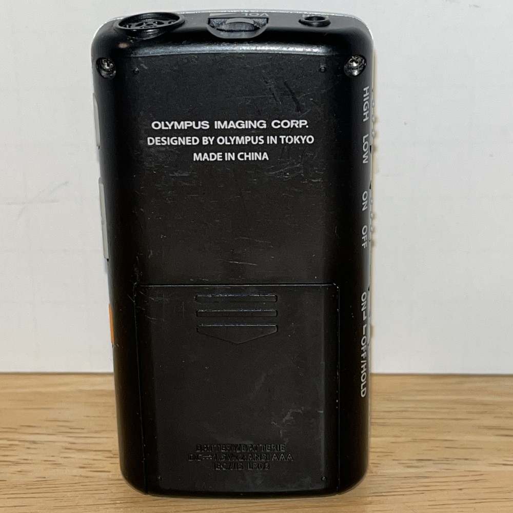 Olympus Note Corder DP-10 Compact Digital Recorder 4 Speed Playback Works