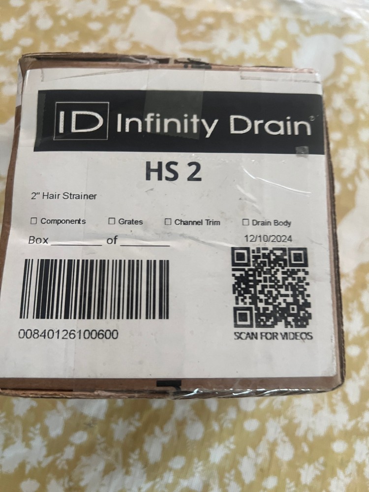 Infinity Drain HS2 2" ABS Hair Strainer