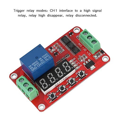 FRM01 Multifunction Infinite Loop Timing Self-Lock Relay Cycle Timer Module